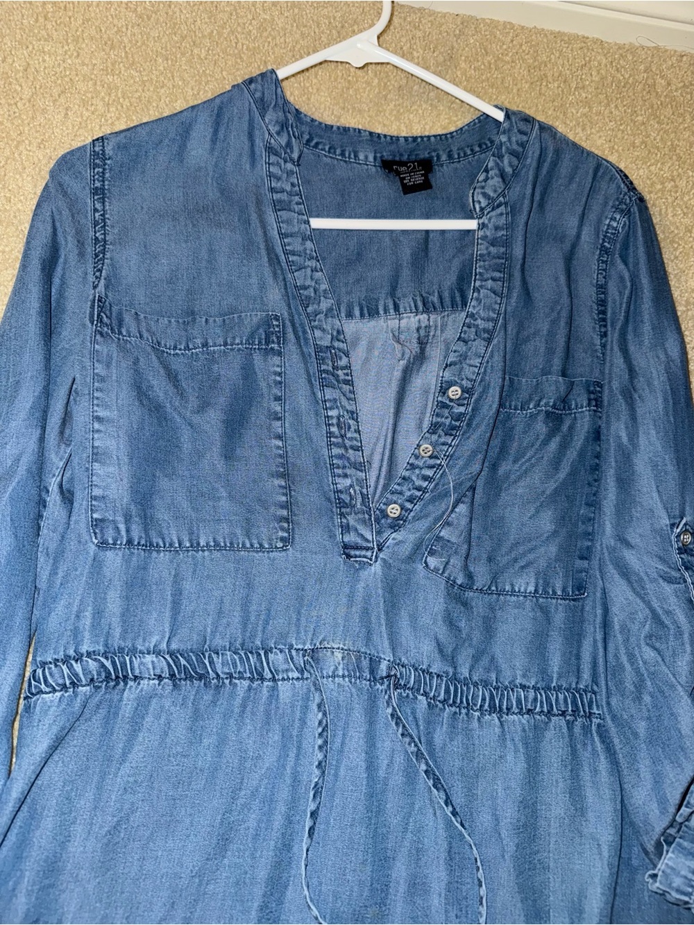 Rue21 Jean Blue High-Low Tunic Dress - Picture 2 of 3